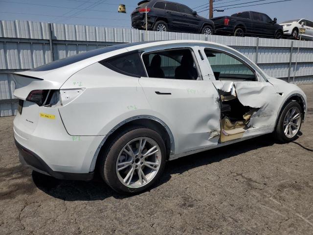7SAYGDEE3NF408563 - 2022 TESLA MODEL Y WHITE photo 3