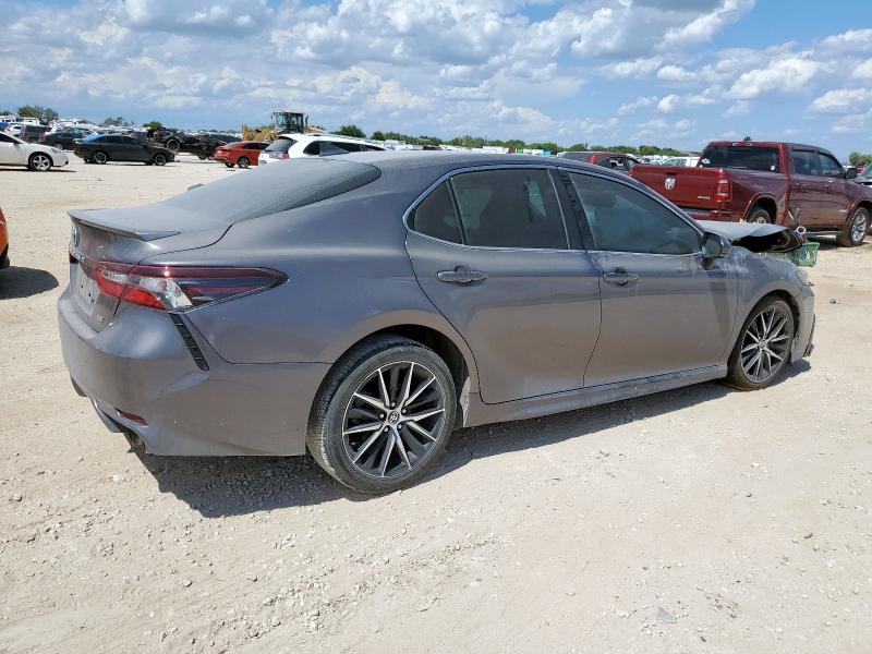 4T1G11AK7NU662235 - 2022 TOYOTA CAMRY SE GRAY photo 3
