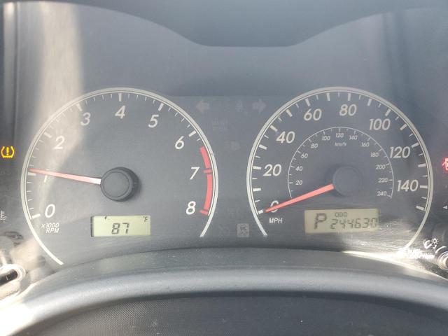 JTDBU4EE4B9153097 - 2011 TOYOTA COROLLA BASE SILVER photo 9