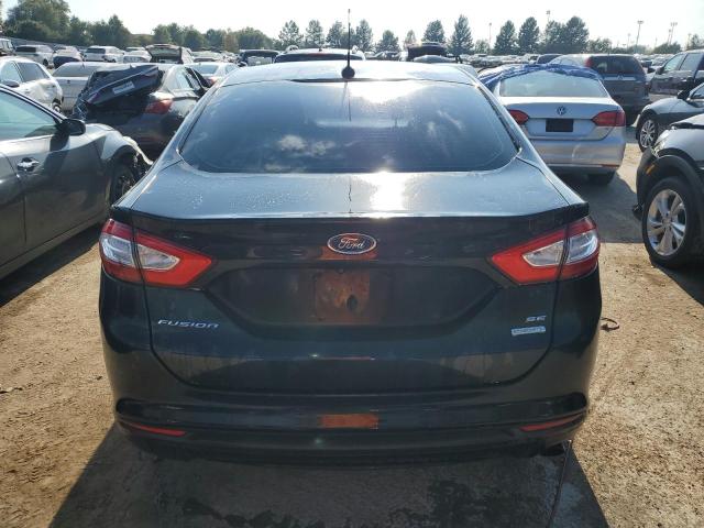 3FA6P0HD4FR162760 - 2015 FORD FUSION SE BLACK photo 6