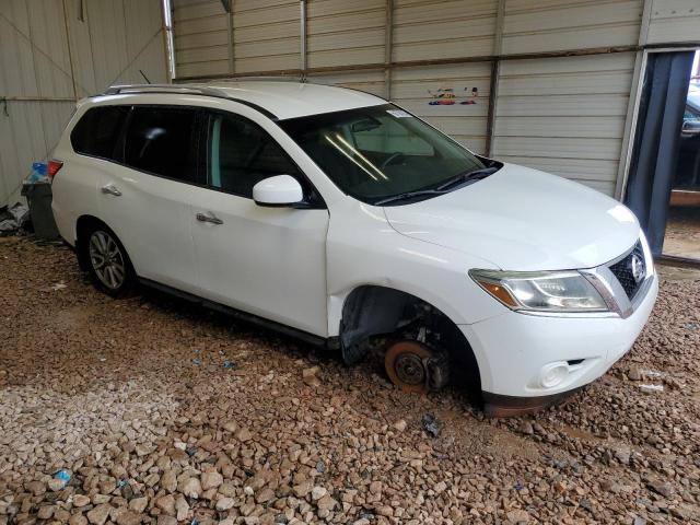 5N1AR2MN2FC691854 - 2015 NISSAN PATHFINDER S WHITE photo 4