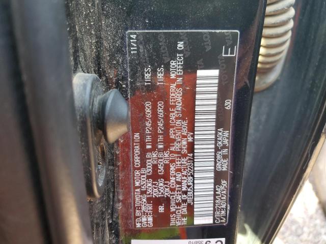 JTEBU5JR8F5223174 - 2015 TOYOTA 4RUNNER SR5/SR5 PREMIUM Qara foto 14