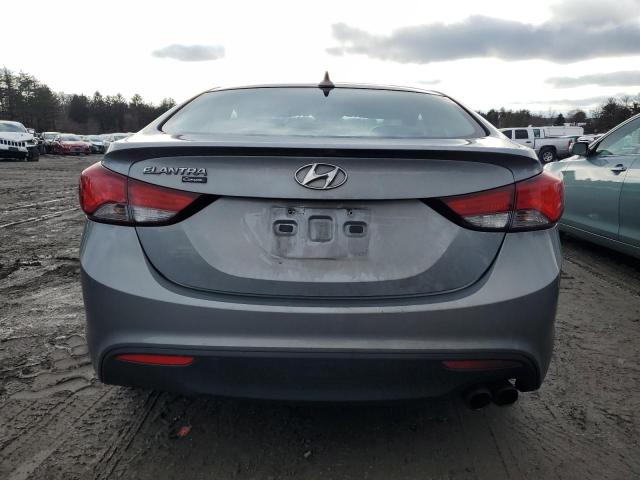 KMHDH6AH0EU029205 - 2014 HYUNDAI ELANTRA CO GS SILVER photo 6