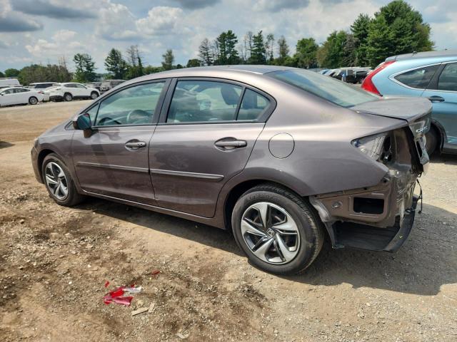 19XFB2F85FE263355 - 2015 HONDA CIVIC EX GRAY photo 2