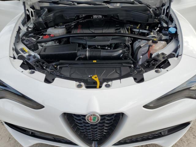 ZASPAKBNXR7D77771 - 2024 ALFA ROMEO STELVIO TI WHITE photo 12