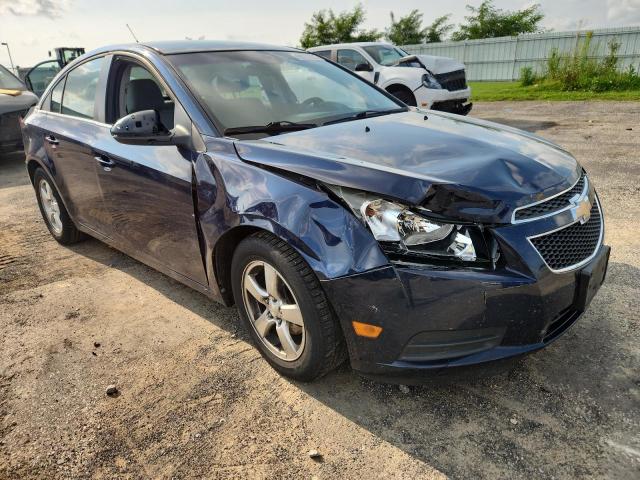 1G1PF5S90B7129266 - 2011 CHEVROLET CRUZE LT BLUE photo 4