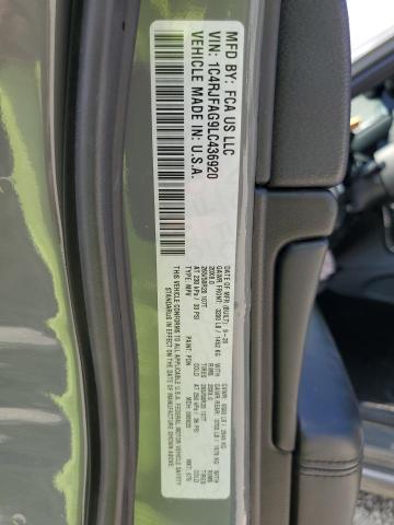 1C4RJFAG9LC436920 - 2020 JEEP GRAND CHEROKEE LAREDO GRAY photo 13