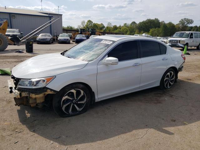 1HGCR2F85HA301477 - 2017 HONDA ACCORD EXL WHITE photo 1