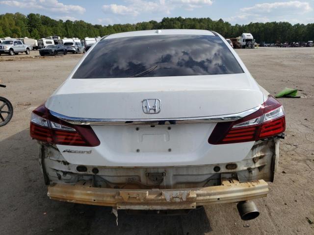 1HGCR2F85HA301477 - 2017 HONDA ACCORD EXL WHITE photo 6