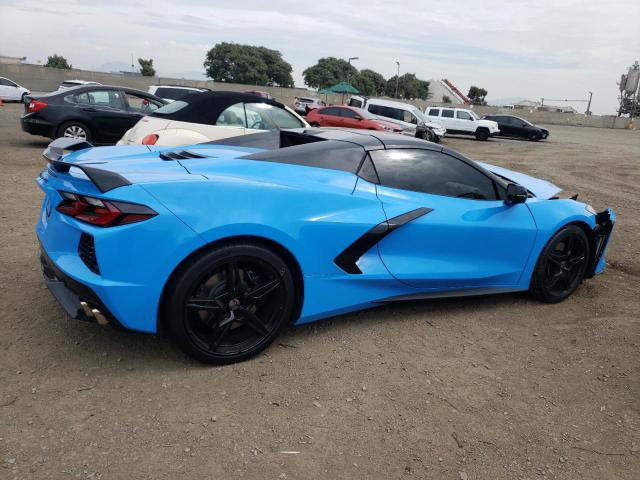 1G1YC3D48P5138741 - 2023 CHEVROLET CORVETTE STINGRAY 3LT BLUE photo 3