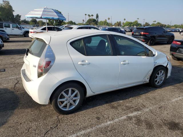 JTDKDTB3XD1042634 - 2013 TOYOTA PRIUS C WHITE photo 3
