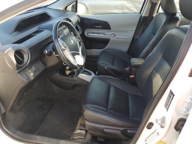 JTDKDTB3XD1042634 - 2013 TOYOTA PRIUS C WHITE photo 7