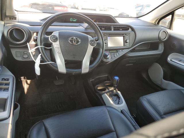 JTDKDTB3XD1042634 - 2013 TOYOTA PRIUS C WHITE photo 8