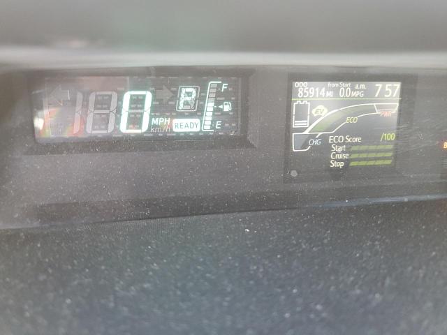 JTDKDTB3XD1042634 - 2013 TOYOTA PRIUS C WHITE photo 9