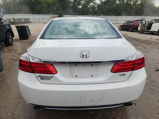 1HGCR3F8XEA025525 - 2014 HONDA ACCORD EXL WHITE photo 6