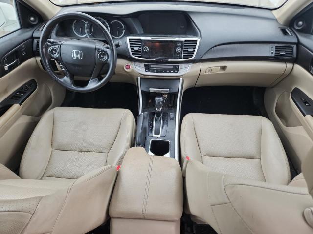 1HGCR3F8XEA025525 - 2014 HONDA ACCORD EXL WHITE photo 8