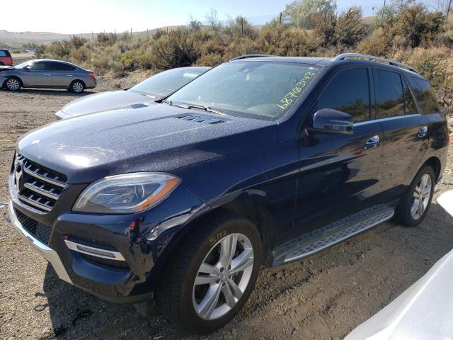 4JGDA5HB6EA276004 - 2014 MERCEDES-BENZ ML 350 4MATIC BLUE photo 1