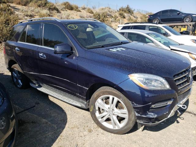 4JGDA5HB6EA276004 - 2014 MERCEDES-BENZ ML 350 4MATIC BLUE photo 4