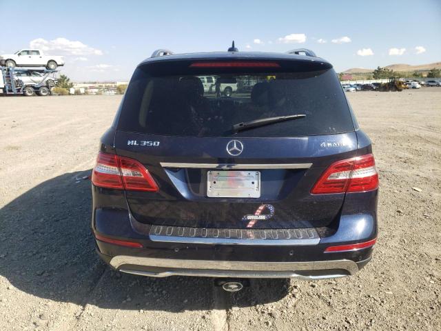 4JGDA5HB6EA276004 - 2014 MERCEDES-BENZ ML 350 4MATIC BLUE photo 6