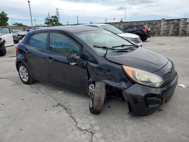 KNADM5A3XF6516753 - 2015 KIA RIO LX BLACK photo 4