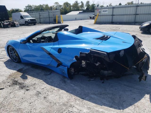 1G1YA3D40P5108980 - 2023 CHEVROLET CORVETTE STINGRAY 1LT BLUE photo 2