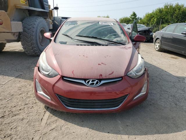 5NPDH4AE5FH629714 - 2015 HYUNDAI ELANTRA SE RED photo 5