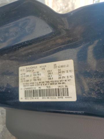 1D7HW48N96S521312 - 2006 DODGE DAKOTA QUAD SLT BLUE photo 12