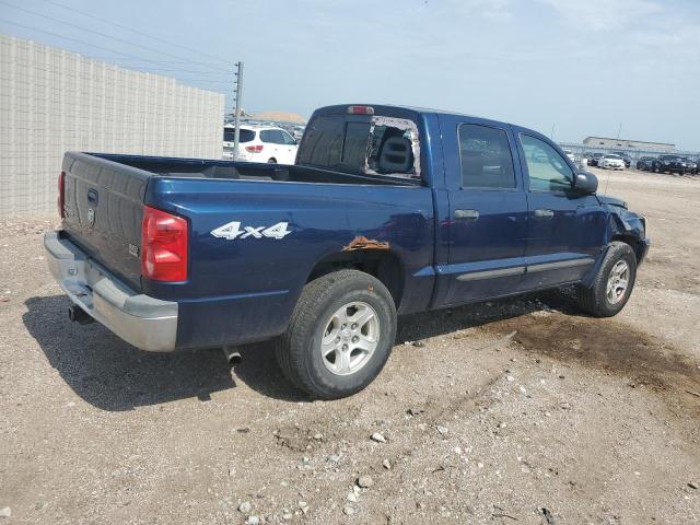 1D7HW48N96S521312 - 2006 DODGE DAKOTA QUAD SLT BLUE photo 3