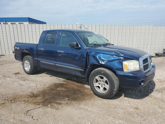 1D7HW48N96S521312 - 2006 DODGE DAKOTA QUAD SLT BLUE photo 4