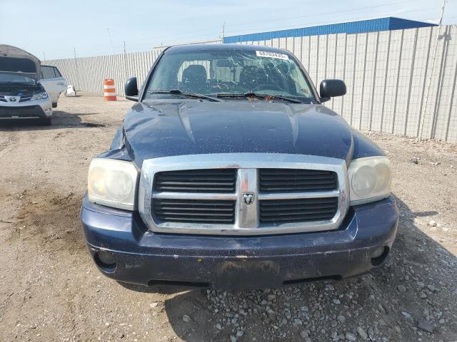 1D7HW48N96S521312 - 2006 DODGE DAKOTA QUAD SLT BLUE photo 5