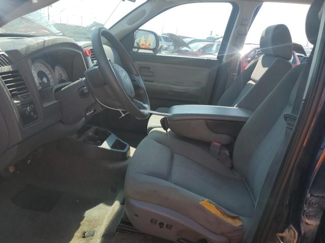 1D7HW48N96S521312 - 2006 DODGE DAKOTA QUAD SLT BLUE photo 7