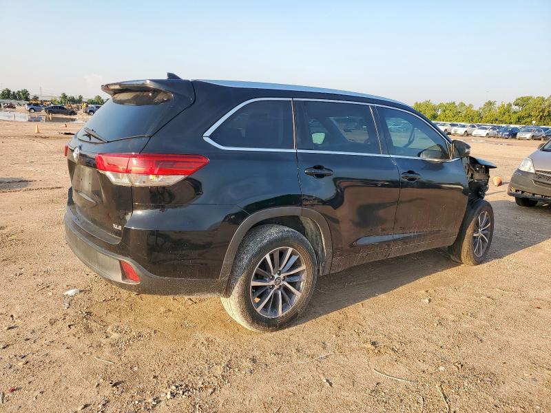 5TDKZRFH6KS564929 - 2019 TOYOTA HIGHLANDER SE 黑色 照片 3