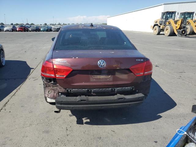 1VWBN7A3XCC098529 - 2012 VOLKSWAGEN PASSAT SE 勃艮第红 照片 6