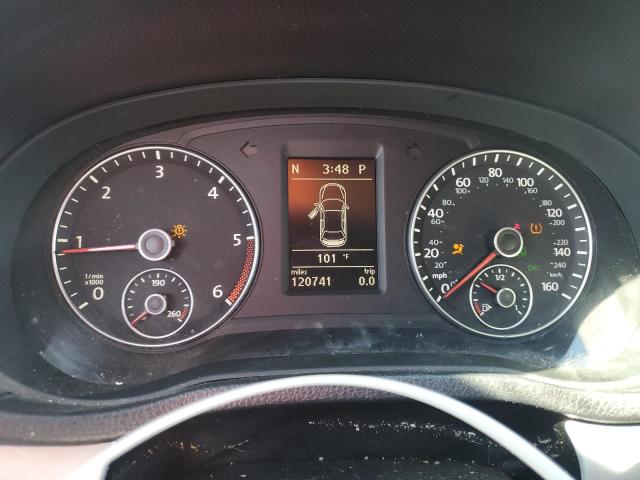 1VWBN7A3XCC098529 - 2012 VOLKSWAGEN PASSAT SE 勃艮第红 照片 9