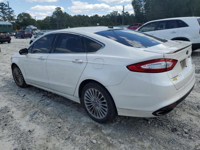 3FA6P0K94ER115800 - 2014 FORD FUSION TITANIUM WHITE photo 2