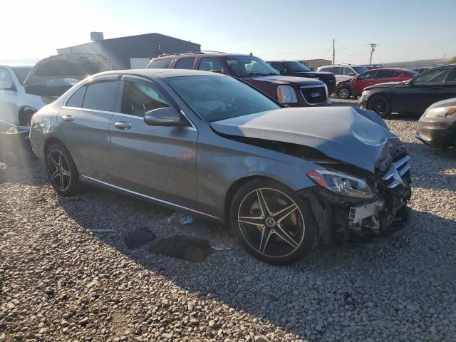 55SWF4KB6FU038713 - 2015 MERCEDES-BENZ C 300 4MATIC GRAY photo 4