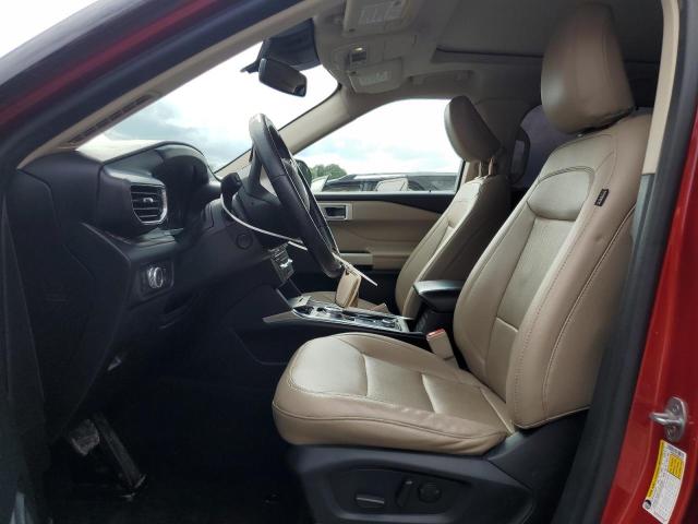 1FMSK8FH4MGB70076 - 2021 FORD EXPLORER LIMITED RED photo 7