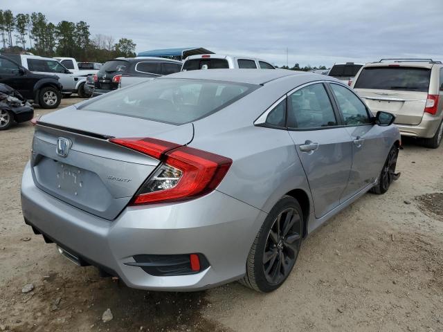 2HGFC2F88KH520067 - 2019 HONDA CIVIC SPORT SILVER photo 3