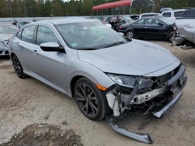 2HGFC2F88KH520067 - 2019 HONDA CIVIC SPORT 银色 照片 4