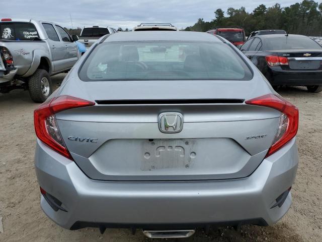 2HGFC2F88KH520067 - 2019 HONDA CIVIC SPORT SILVER photo 6