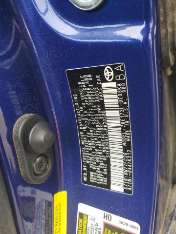 5YFBURHE5JP830580 - 2018 TOYOTA COROLLA L BLUE photo 12