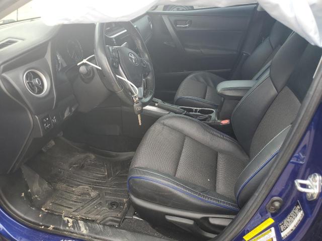 5YFBURHE5JP830580 - 2018 TOYOTA COROLLA L BLUE photo 7