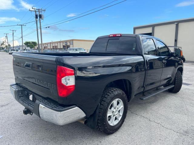 5TFRM5F16JX125683 - 2018 TOYOTA TUNDRA DOUBLE CAB SR/SR5 BLACK photo 4