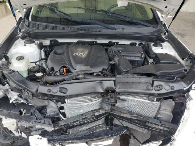 5NPEC4AC3DH569575 - 2013 HYUNDAI SONATA SE WHITE photo 11