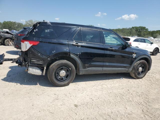 1FM5K8AB0PGB83928 - 2023 FORD EXPLORER POLICE INTERCEPTOR Schwarz Foto 3