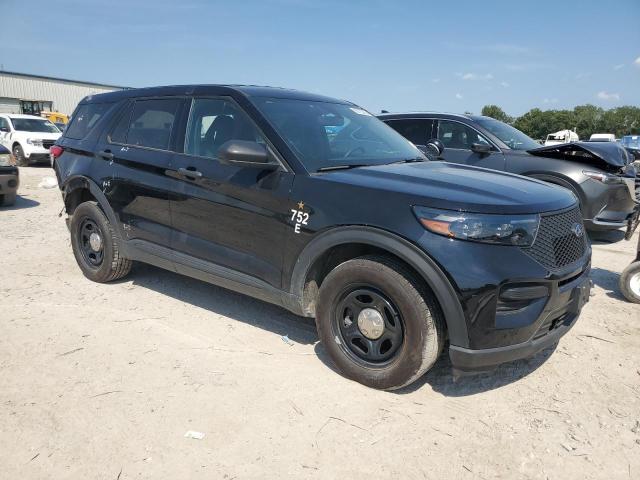 1FM5K8AB0PGB83928 - 2023 FORD EXPLORER POLICE INTERCEPTOR Schwarz Foto 4