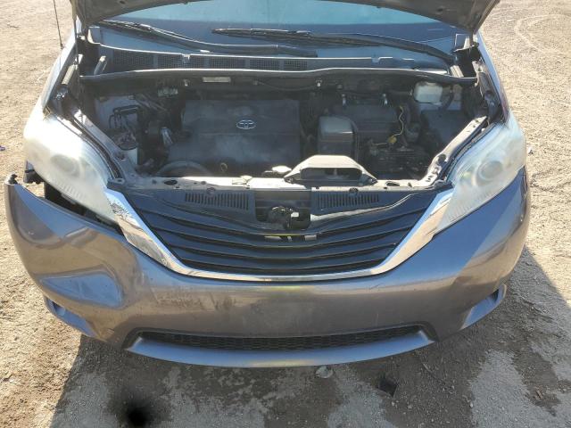 5TDKK3DC2BS101095 - 2011 TOYOTA SIENNA LE 灰色 照片 12