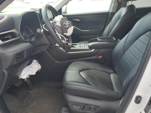 5TDGZRBH1NS577068 - 2022 TOYOTA HIGHLANDER XLE WHITE photo 7