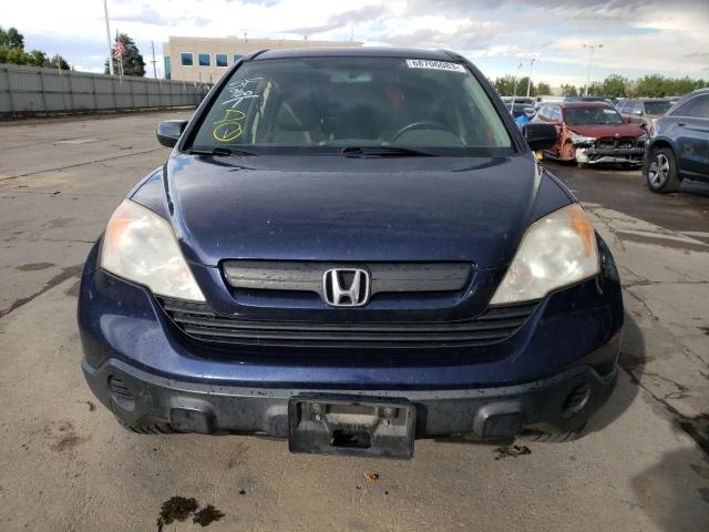 JHLRE383X9C005066 - 2009 HONDA CR-V LX BLUE photo 5