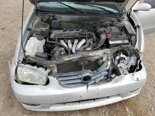 1NXBR12EX1Z547862 - 2001 TOYOTA COROLLA CE SILVER photo 11